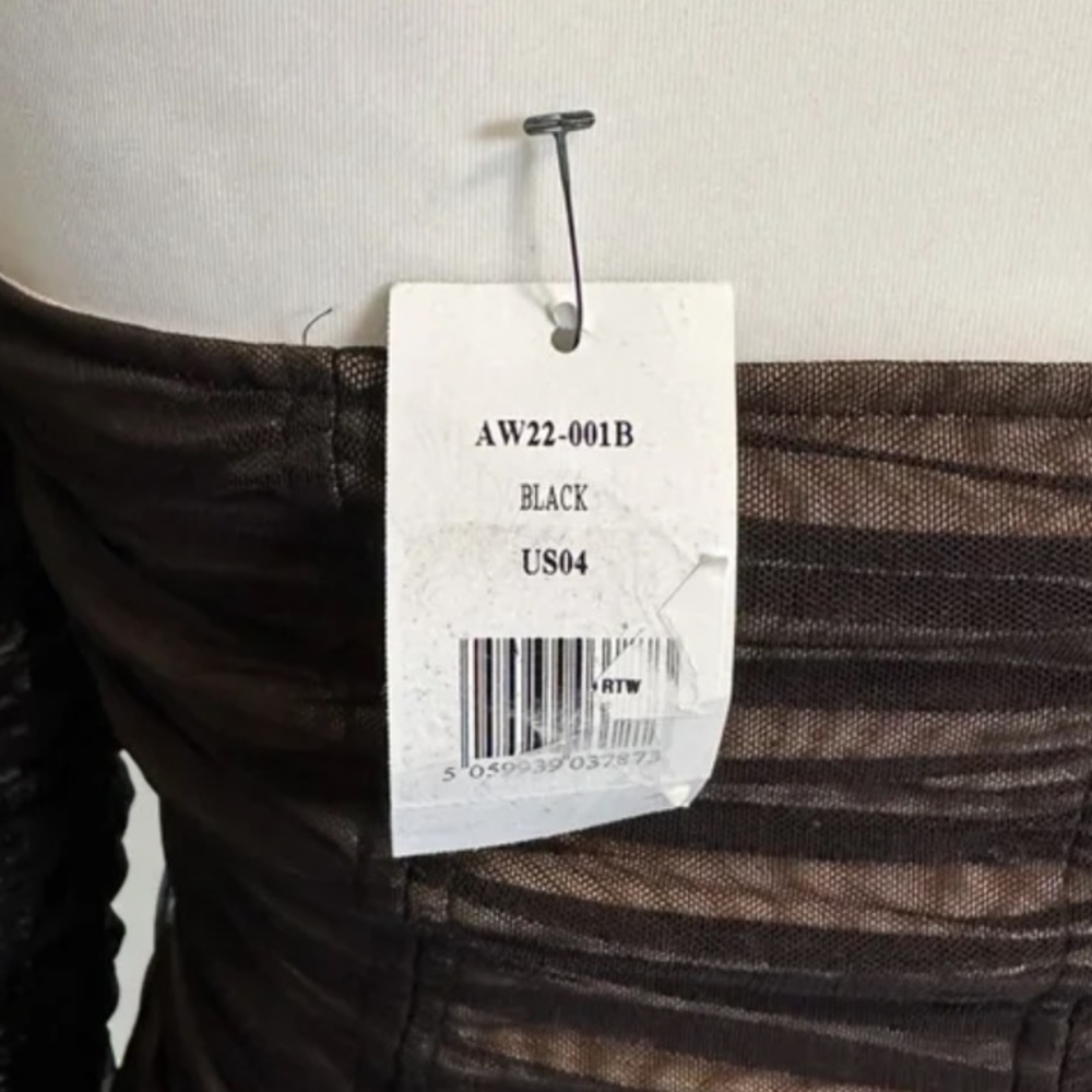 Self-Portrait Ruched Mini Dress - Picture 8 of 8